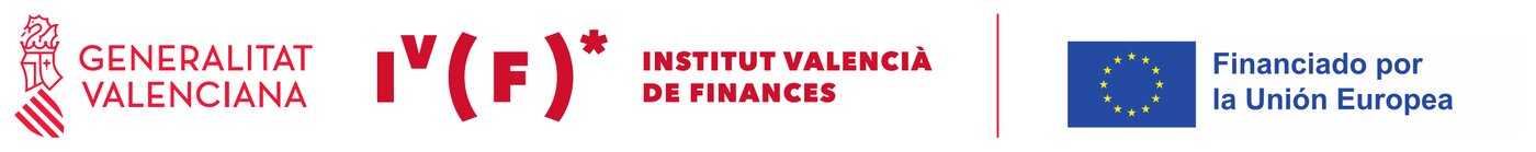 Generalitat Valenciana · Institut Valencià de Finances · Financiado por la Unión Europea